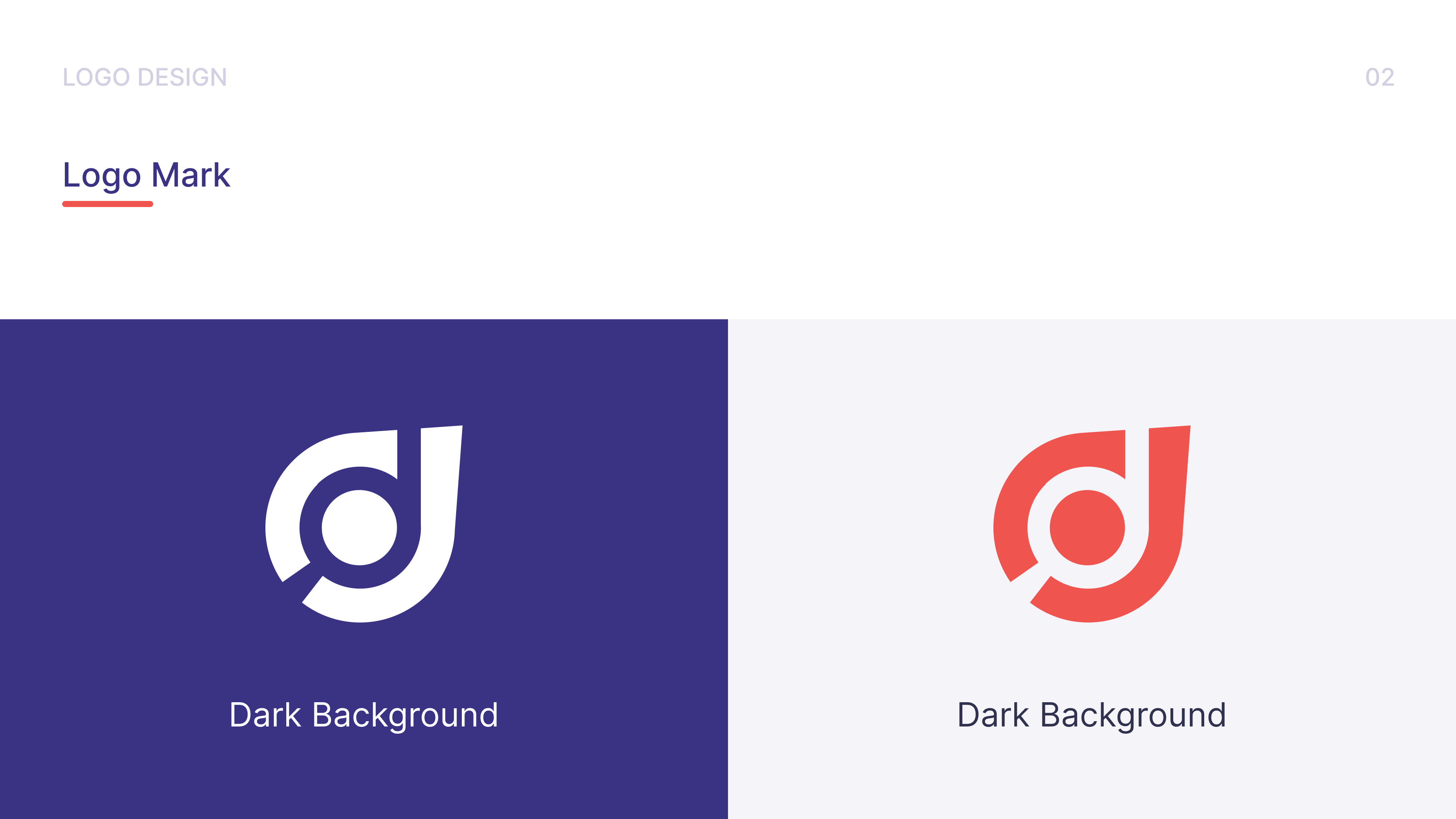 Logo mark variations — monochrome
