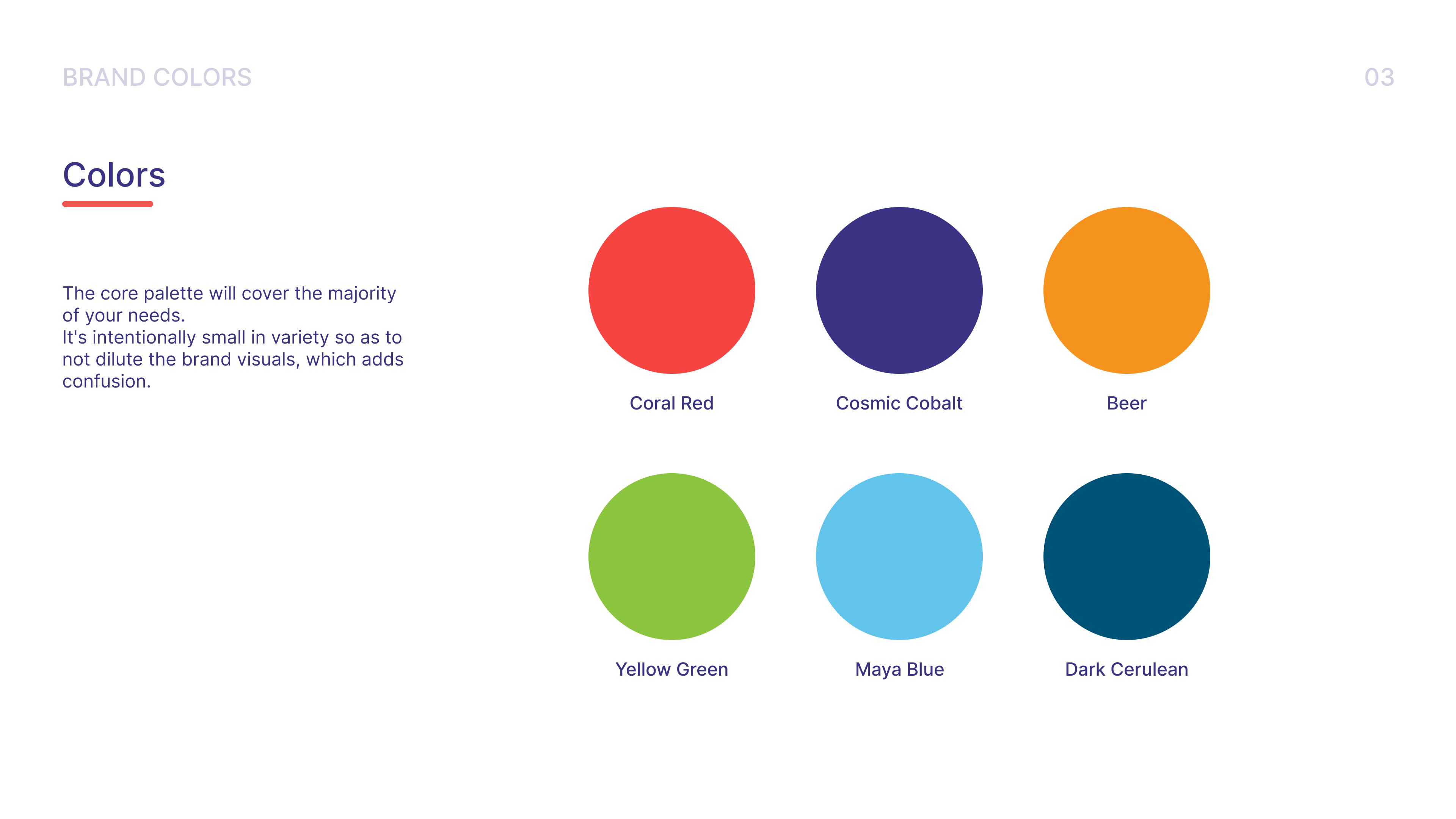 Brand colors