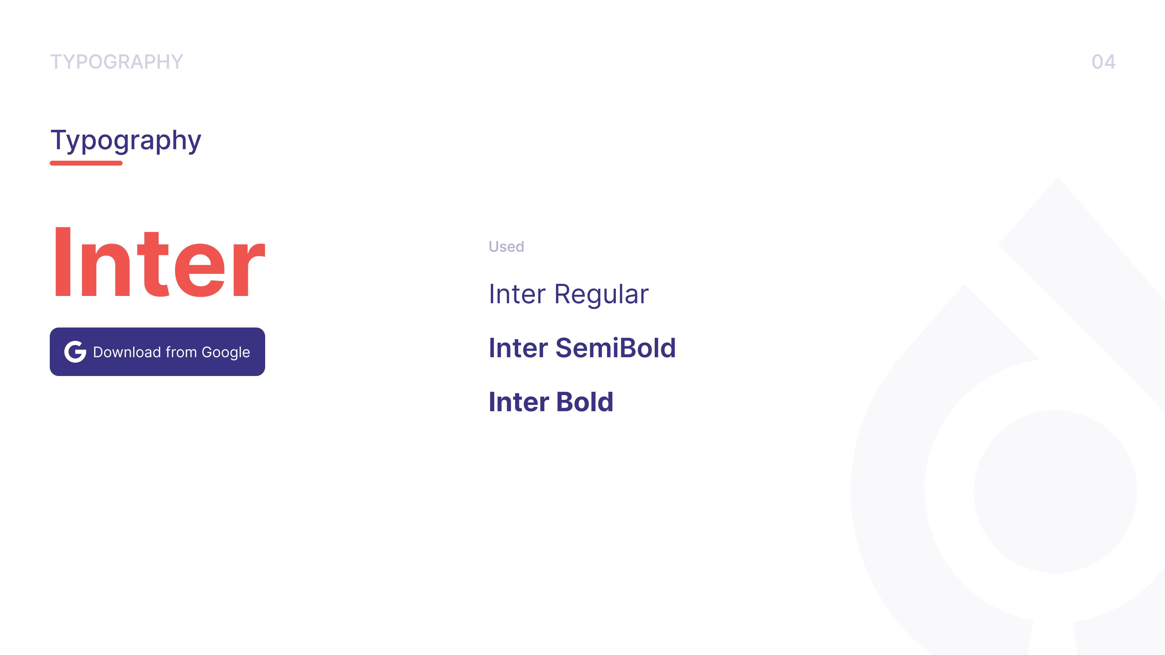 Typography specimen